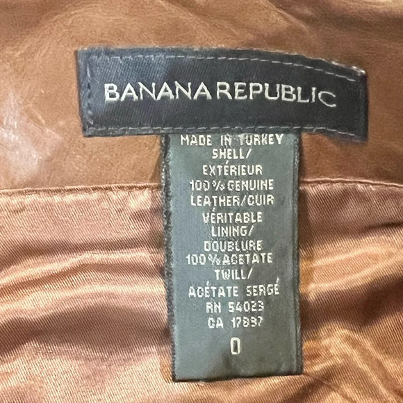FINAL PRICE NWT Banana Republic Genuine Leather Skirt - Picture 4 of 9